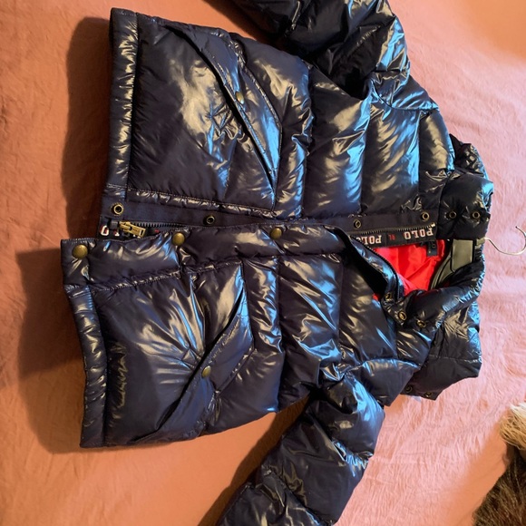 Polo Ralph Lauren water resistant Down Coat Jacket boys size M - Picture 6 of 7